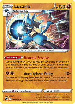 Lucario #79 — Pokemon Brilliant Stars