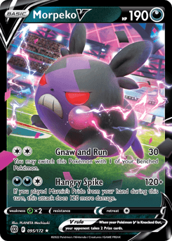 Morpeko V #95 — Pokemon Brilliant Stars