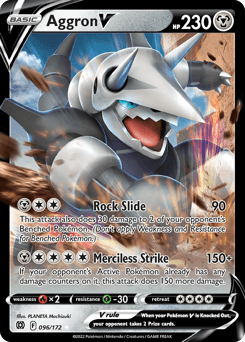Aggron V #96 — Pokemon Brilliant Stars
