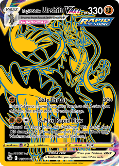 Rapid Strike Urshifu VMAX #TG30 — Pokemon Brilliant Stars