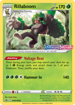 Rillaboom #SWSH006 — Pokemon Promo