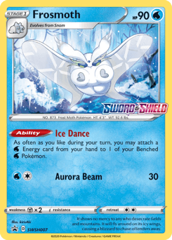 Frosmoth [Prerelease Staff] #SWSH007 — Pokemon Promo
