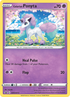 Galarian Ponyta #SWSH013 — Pokemon Promo