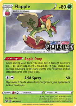 Flapple #SWSH022 — Pokemon Promo
