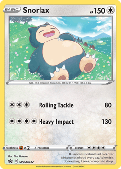 Snorlax #SWSH032 — Pokemon Promo