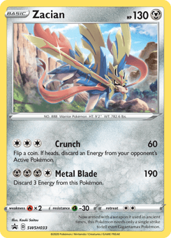 Zacian #SWSH033 — Pokemon Promo