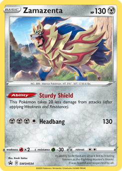 Zamazenta #SWSH034 — Pokemon Promo
