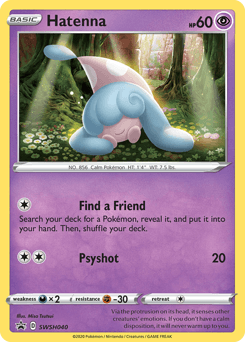 Hatenna #SWSH040 — Pokemon Promo