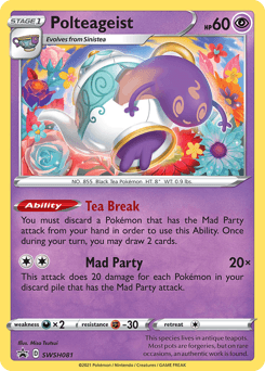 Polteageist #SWSH081 — Pokemon Promo