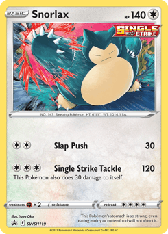 Snorlax [Holo] #SWSH119 — Pokemon Promo