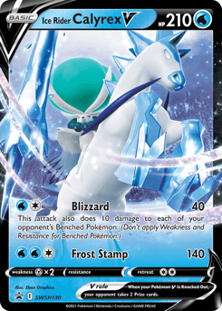 Ice Rider Calyrex V #SWSH130 — Pokemon Promo