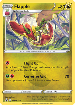 Flapple #SWSH189 — Pokemon Promo