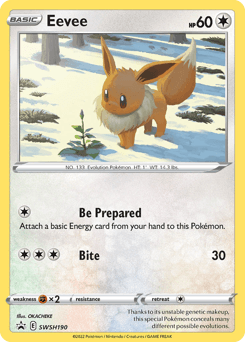 Eevee #SWSH190 — Pokemon Promo