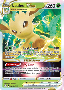 Leafeon V Star #SWSH195 — Pokemon Promo
