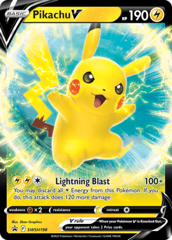 Pikachu V #SWSH198 — Pokemon Promo
