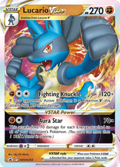 Lucario VStar #SWSH214 — Pokemon Promo