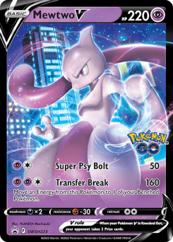 Mewtwo V #SWSH223 — Pokemon Promo