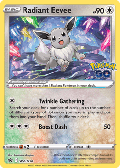 Radiant Eevee #SWSH230 — Pokemon Promo