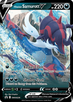 Hisuian Samurott V #SWSH239 — Pokemon Promo