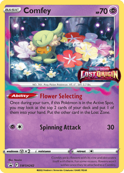 Comfey #SWSH242 — Pokemon Promo