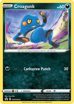Croagunk #SWSH245 — Pokemon Promo