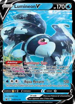 Lumineon V #SWSH250 — Pokemon Promo