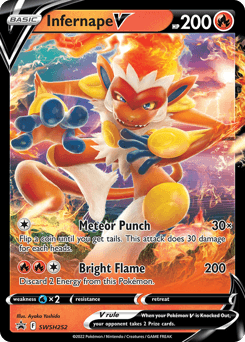 Infernape V #SWSH252 — Pokemon Promo