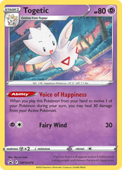 Togetic #SWSH276 — Pokemon Promo
