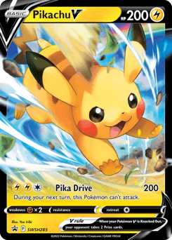 Pikachu V #SWSH285 — Pokemon Promo