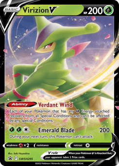Virizion V #SWSH295 — Pokemon Promo