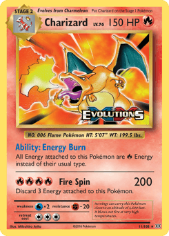 Charizard #11 — Pokemon Evolutions