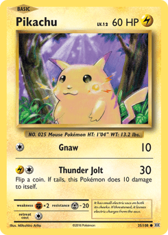 Pikachu #35 — Pokemon Evolutions
