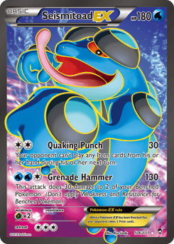 Seismitoad EX #106 — Pokemon Furious Fists