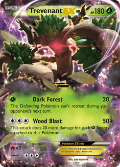 Trevenant EX #19 — Pokemon Primal Clash
