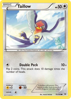 Taillow #70 — Pokemon Roaring Skies