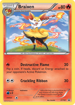 Braixen #XY161 — Pokemon Promo