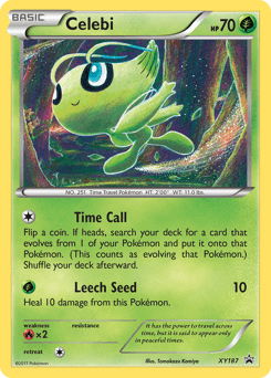 Celebi #XY187 — Pokemon Promo