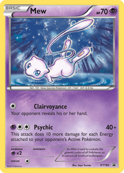 Mew #XY192 — Pokemon Promo
