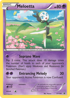 Meloetta #XY193 — Pokemon Promo