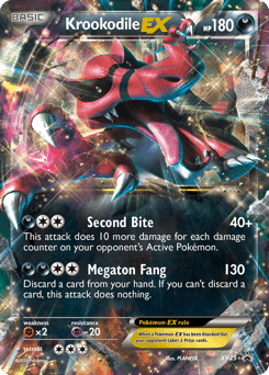Krookodile EX #XY25 — Pokemon Promo