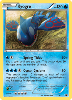 Kyogre #XY51 — Pokemon Promo