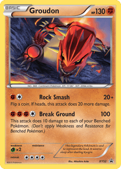 Groudon #XY52 — Pokemon Promo