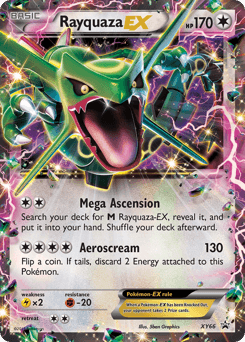 Rayquaza EX #XY66 — Pokemon Promo