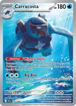 Carracosta #107 — Pokemon Black Bolt