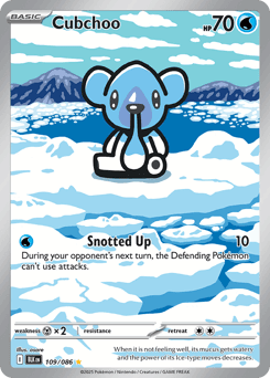 Cubchoo #109 — Pokemon Black Bolt