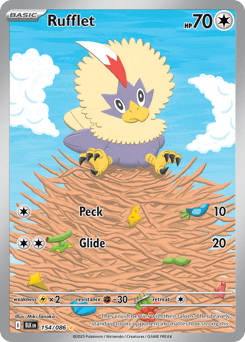Rufflet #154 — Pokemon Black Bolt