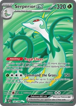 Serperior ex #156 — Pokemon Black Bolt
