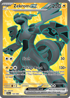 Zekrom ex #158 — Pokemon Black Bolt