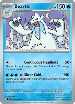 Beartic #26 — Pokemon Black Bolt