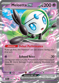 Meloetta ex #44 — Pokemon Black Bolt